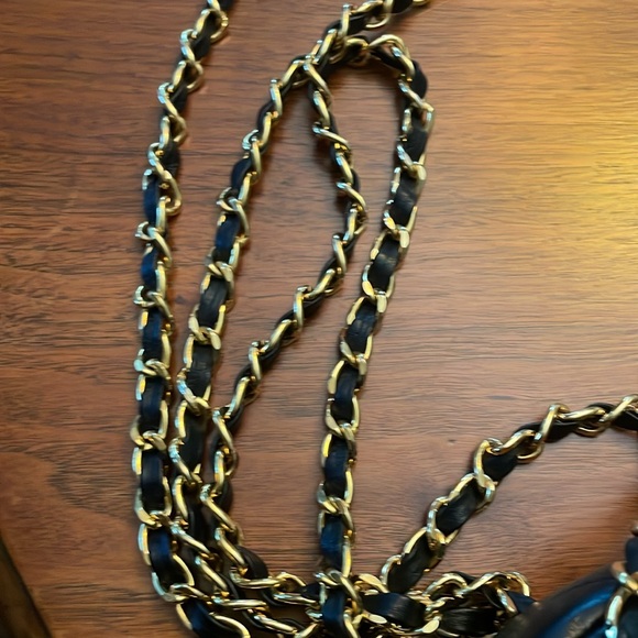 Talbots navy mini crossbody bag - Picture 7 of 8